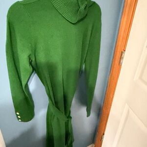 New York & Company Green sweater dress